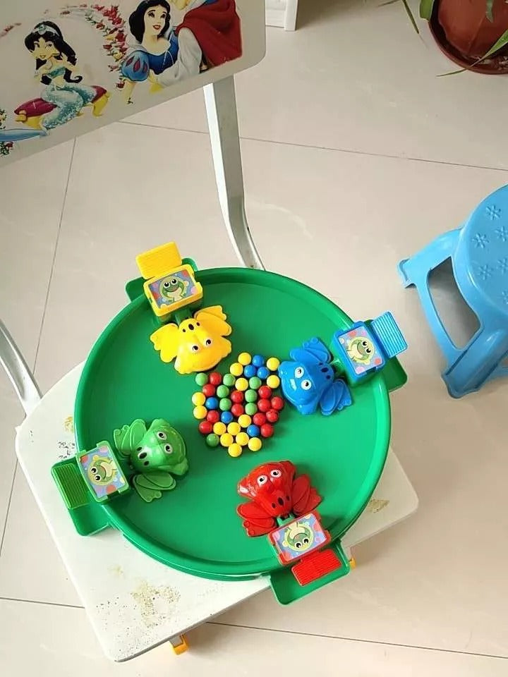 Frog Eating Bean Board Game with Interactive Play, Skill Development, Safe for Kids 3+