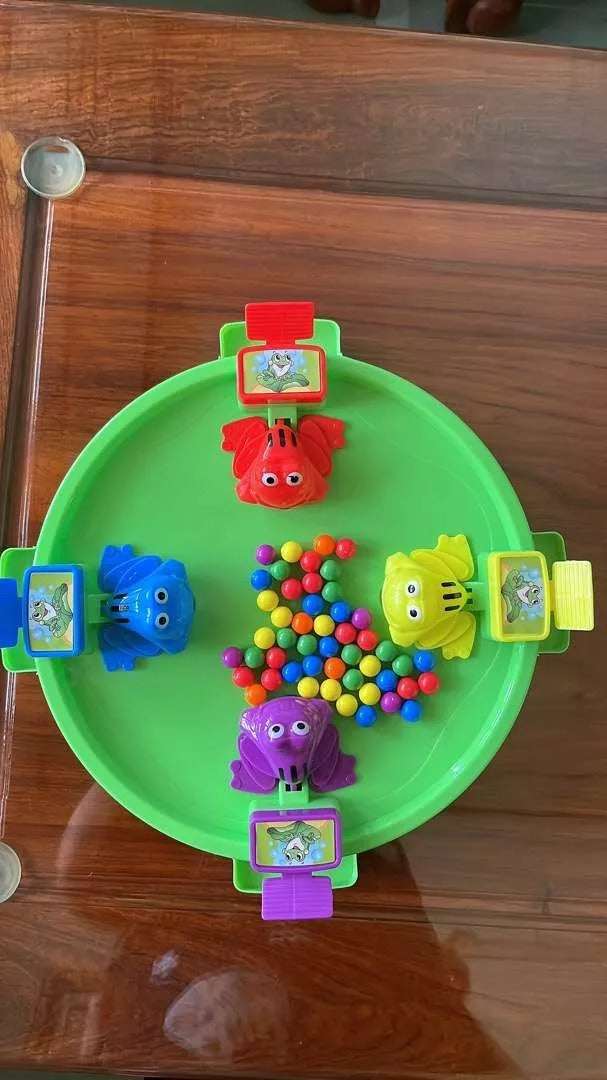 Frog Eating Bean Board Game with Interactive Play, Skill Development, Safe for Kids 3+