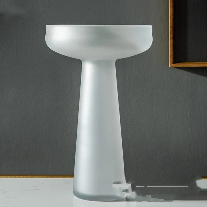 Frosted Glass Vase Nordic Style Home Decor