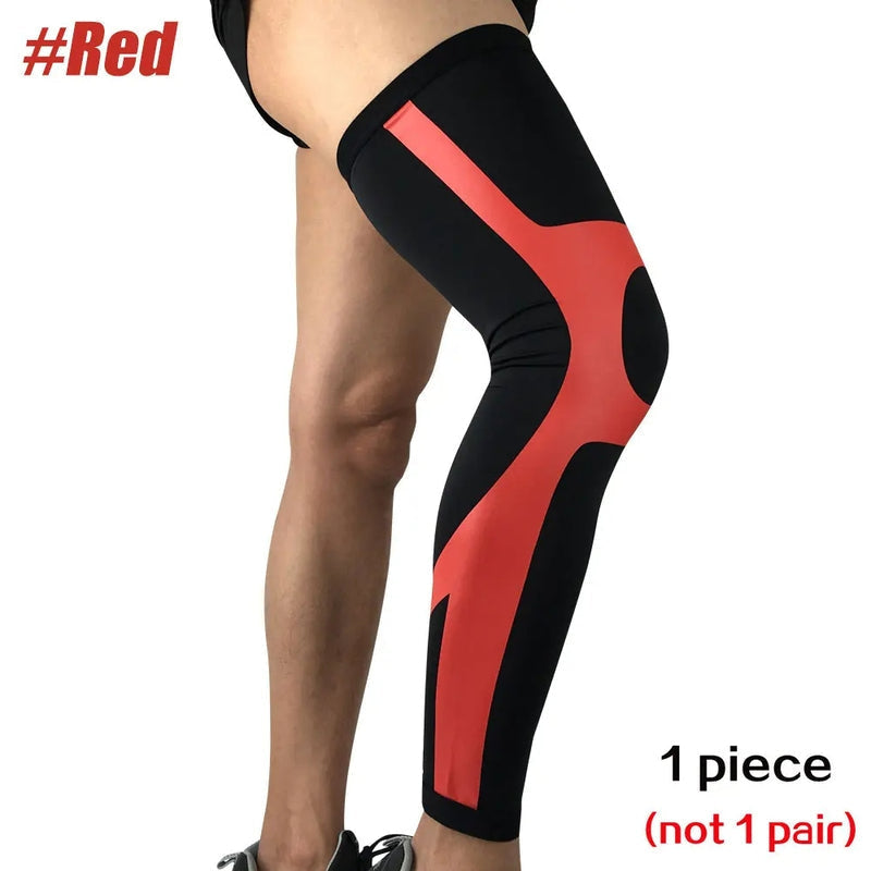 Full Leg Compression Sleeve for Sports Support and Recovery