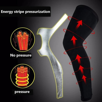 Full Leg Compression Sleeve for Sports Support and Recovery