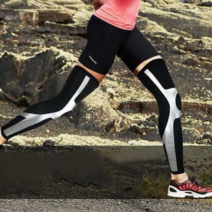 Full Leg Compression Sleeve for Sports Support and Recovery
