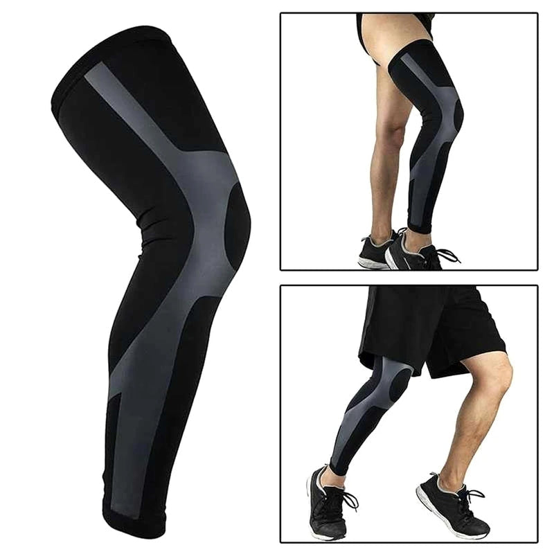 Full Leg Compression Sleeve for Sports Support and Recovery