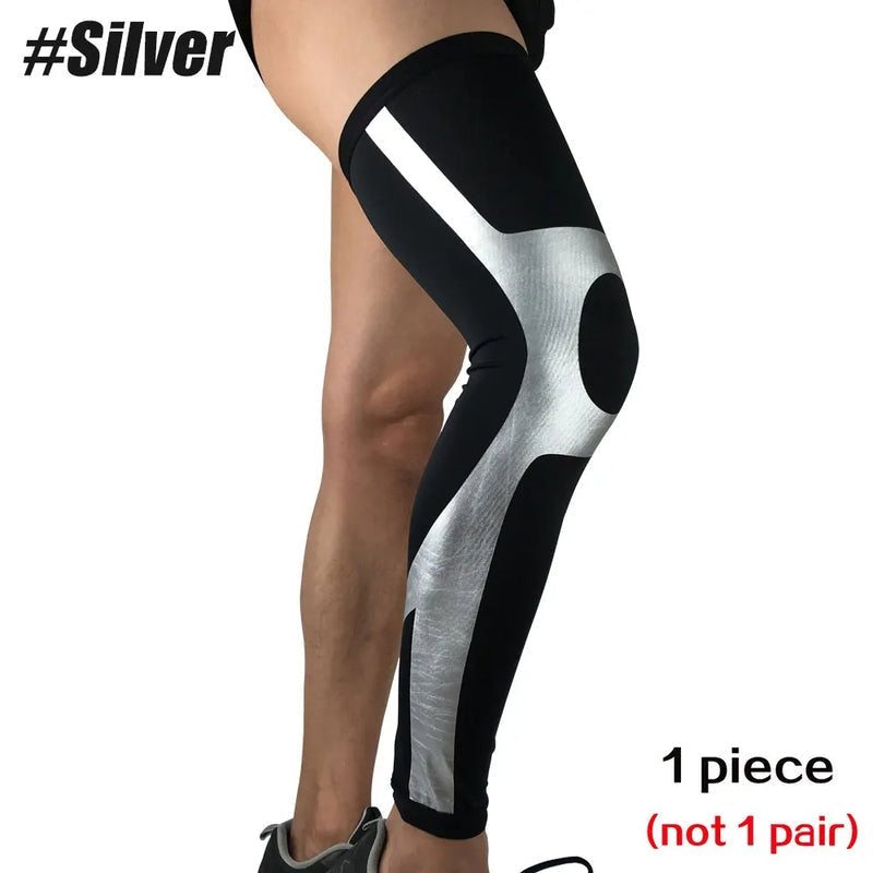 Full Leg Compression Sleeve for Sports Support and Recovery