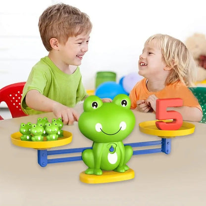Fun & Educational Frog Balance Math Toy – Montessori Learning Game for Early Math Skills