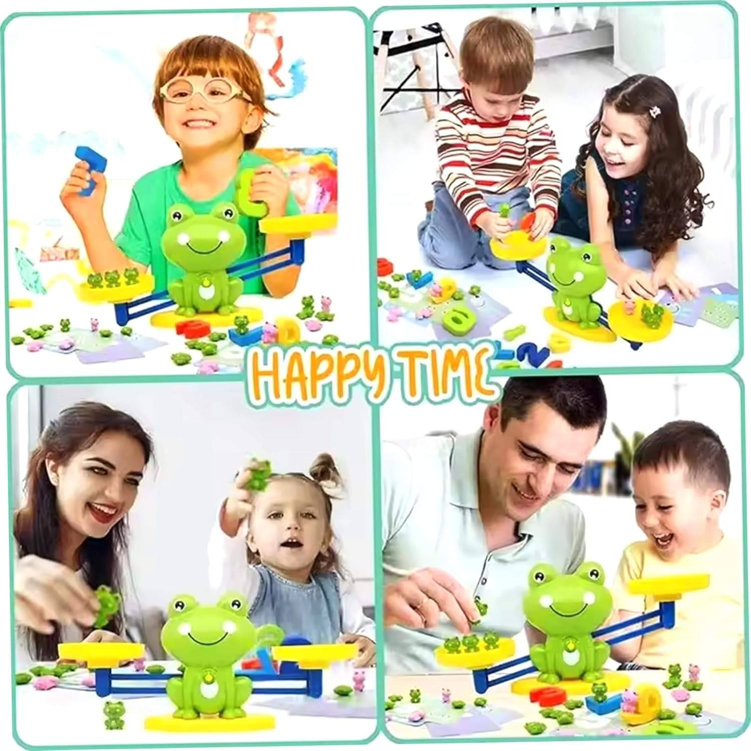 Fun & Educational Frog Balance Math Toy – Montessori Learning Game for Early Math Skills