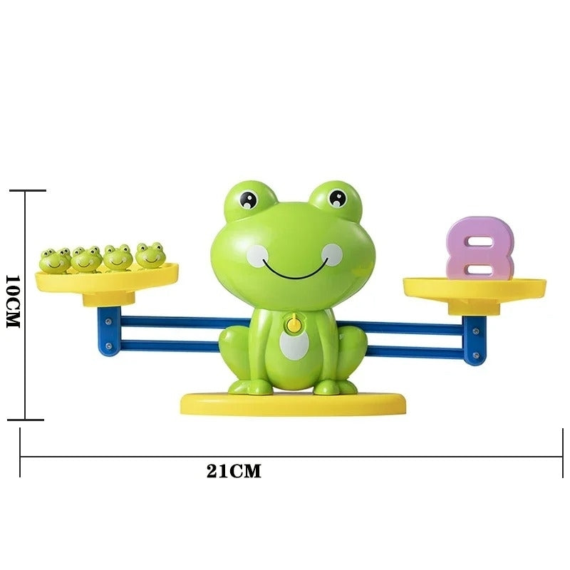 Fun & Educational Frog Balance Math Toy – Montessori Learning Game for Early Math Skills