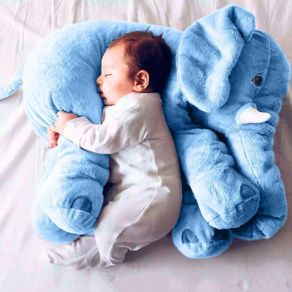 Giant Elephant Plush Toy Pillow For Baby