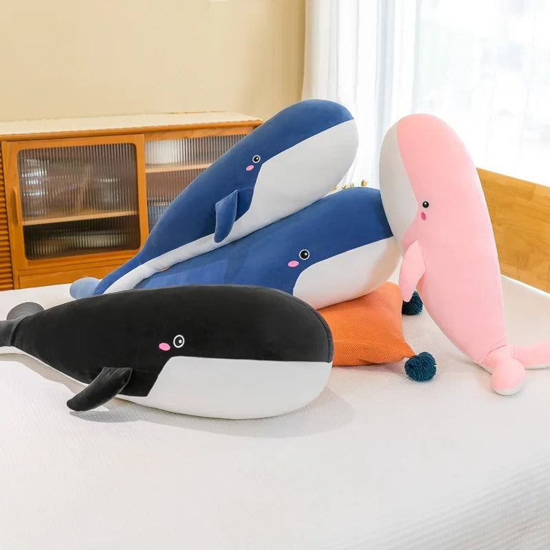 Giant Soft Plush Whale Toy for Kids Birthday