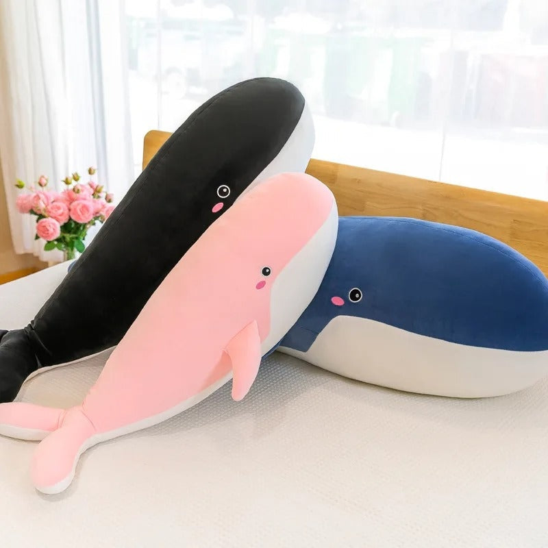 Giant Soft Plush Whale Toy for Kids Birthday