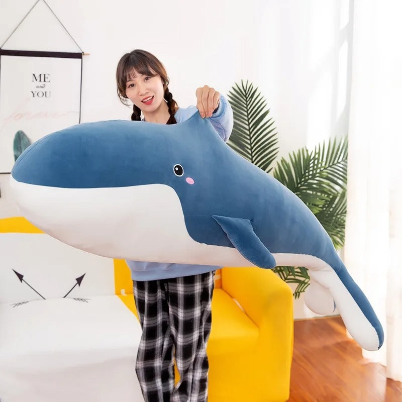Giant Soft Plush Whale Toy for Kids Birthday