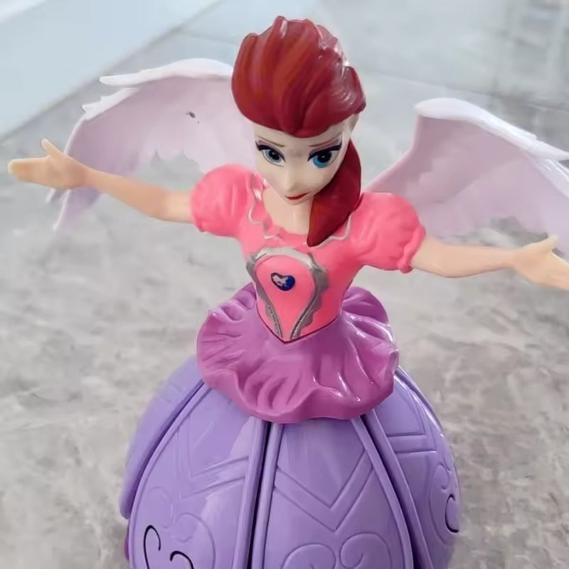 Girls' Interactive Dance Doll Light Music Magical ABS Plastic Toy