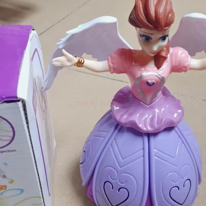 Girls' Interactive Dance Doll Light Music Magical ABS Plastic Toy