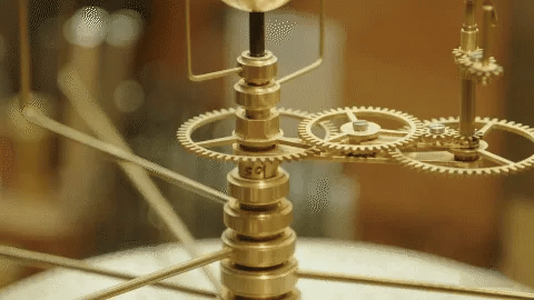 Grand Orrery Solar System Model with 28 Moons and 9 Planets – Stunning Brass and Stone Design