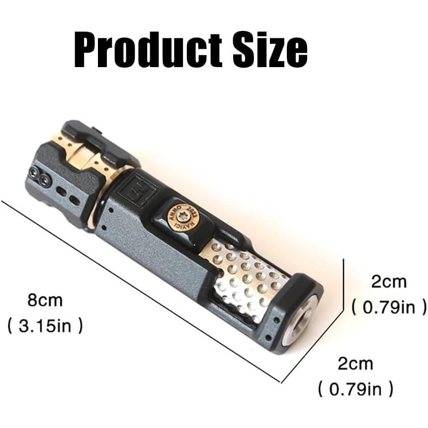 Gun Bolt Fidget Spinner – Sleek Metal EDC Haptic Slider for Ultimate Stress Relief, ADHD Focus and Office Desk Fun