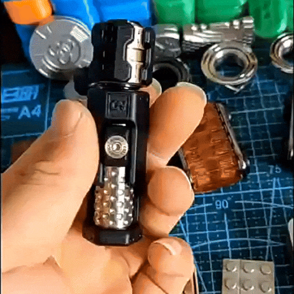 Gun Bolt Fidget Spinner – Sleek Metal EDC Haptic Slider for Ultimate Stress Relief, ADHD Focus and Office Desk Fun