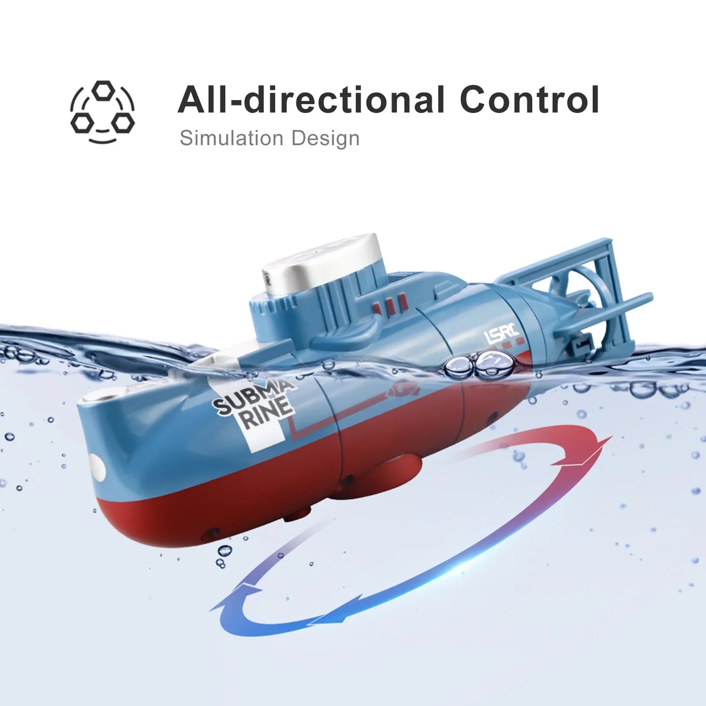 Remote Control Mini Submarine Toy For Kids