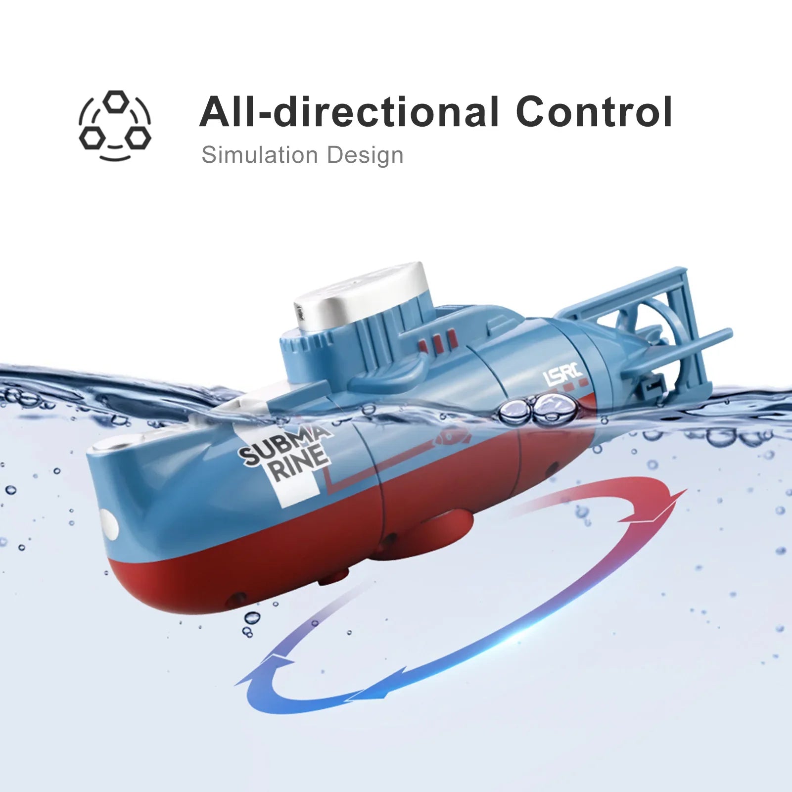 Remote Control Mini Submarine Toy For Kids
