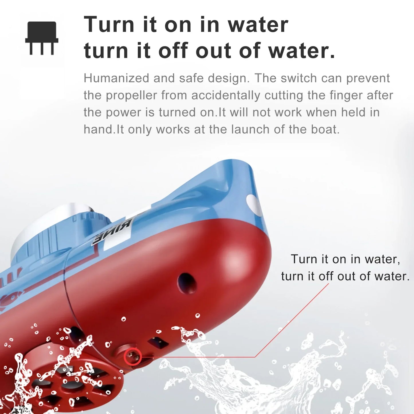 Remote Control Mini Submarine Toy For Kids