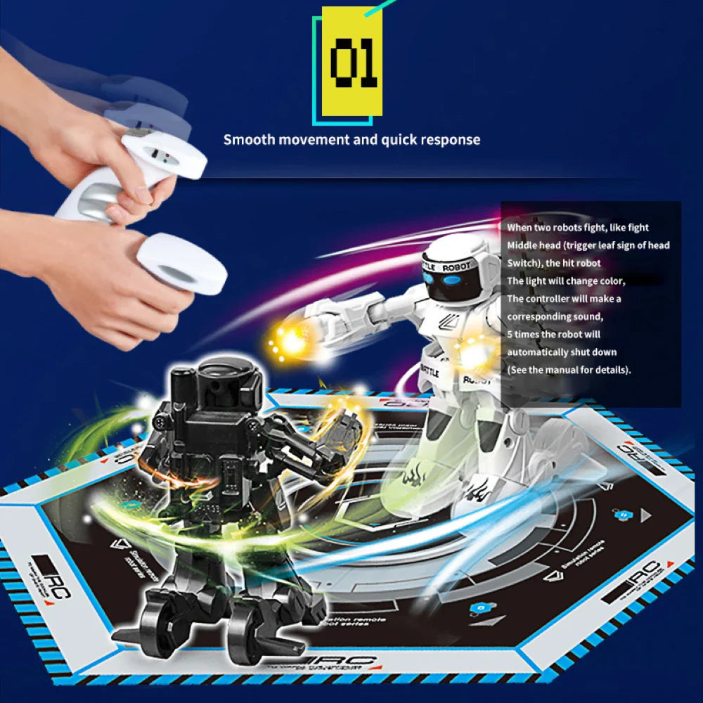 Remote Control Boxing Robot Toy With Joysticks