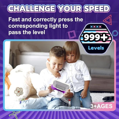 Handheld Music Rhythm Game with Sound and Light, Foldable and Easy to Carry, Safe for Ages 3+