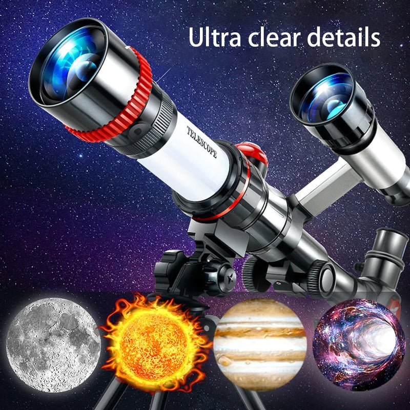 HD Astronomical Telescope with High Magnification for Stargazing