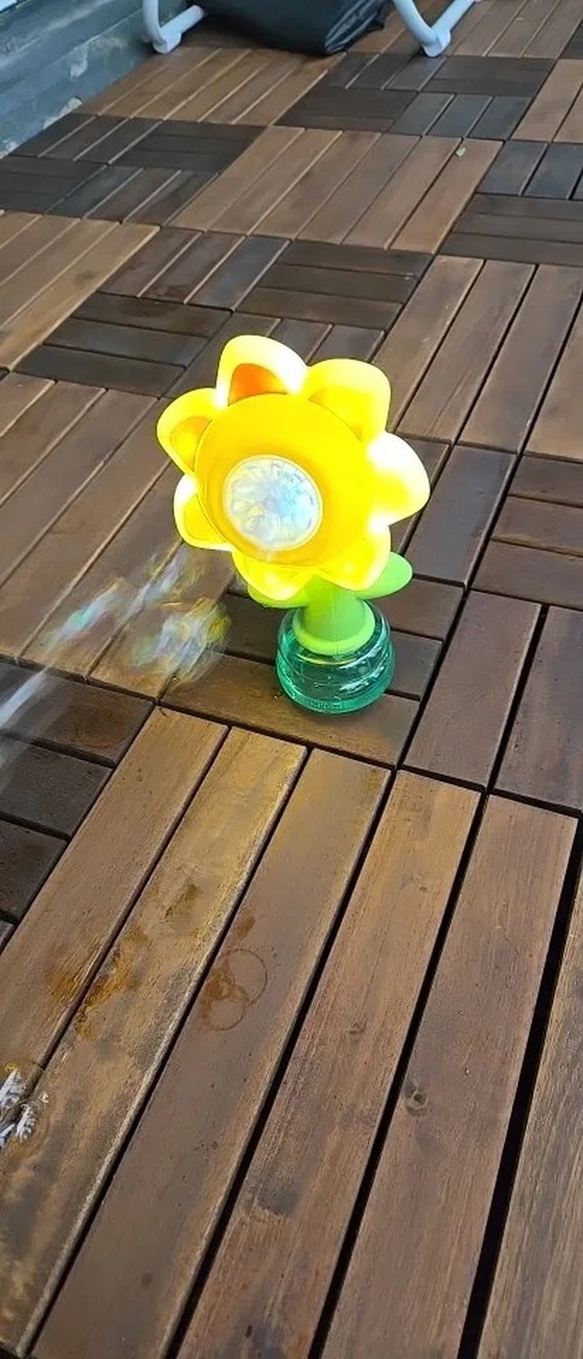 Head Shaking Bubble Flower Kids Toy – Interactive Fun Bubble Blower for Children