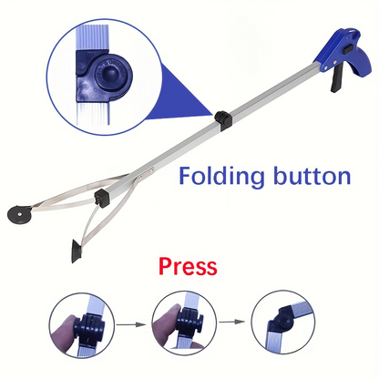 Heavy-Duty Grabber Stick Tool – Portable, Rotatable, Lightweight Design for Hard-to-Reach Areas