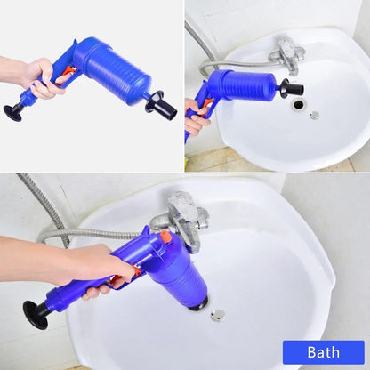 High Pressure Air Drain Blaster for Clogged Pipes & Toilets
