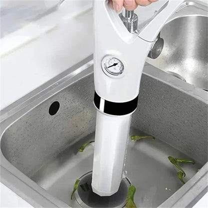 High-Pressure Toilet Plunger Air Drain Cleaner Quickly Unclogs Toilet Sink Bathroom Pipe