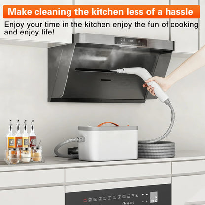 High-Temperature Pressurized Steam Cleaner with 8 Multifunctional Nozzles