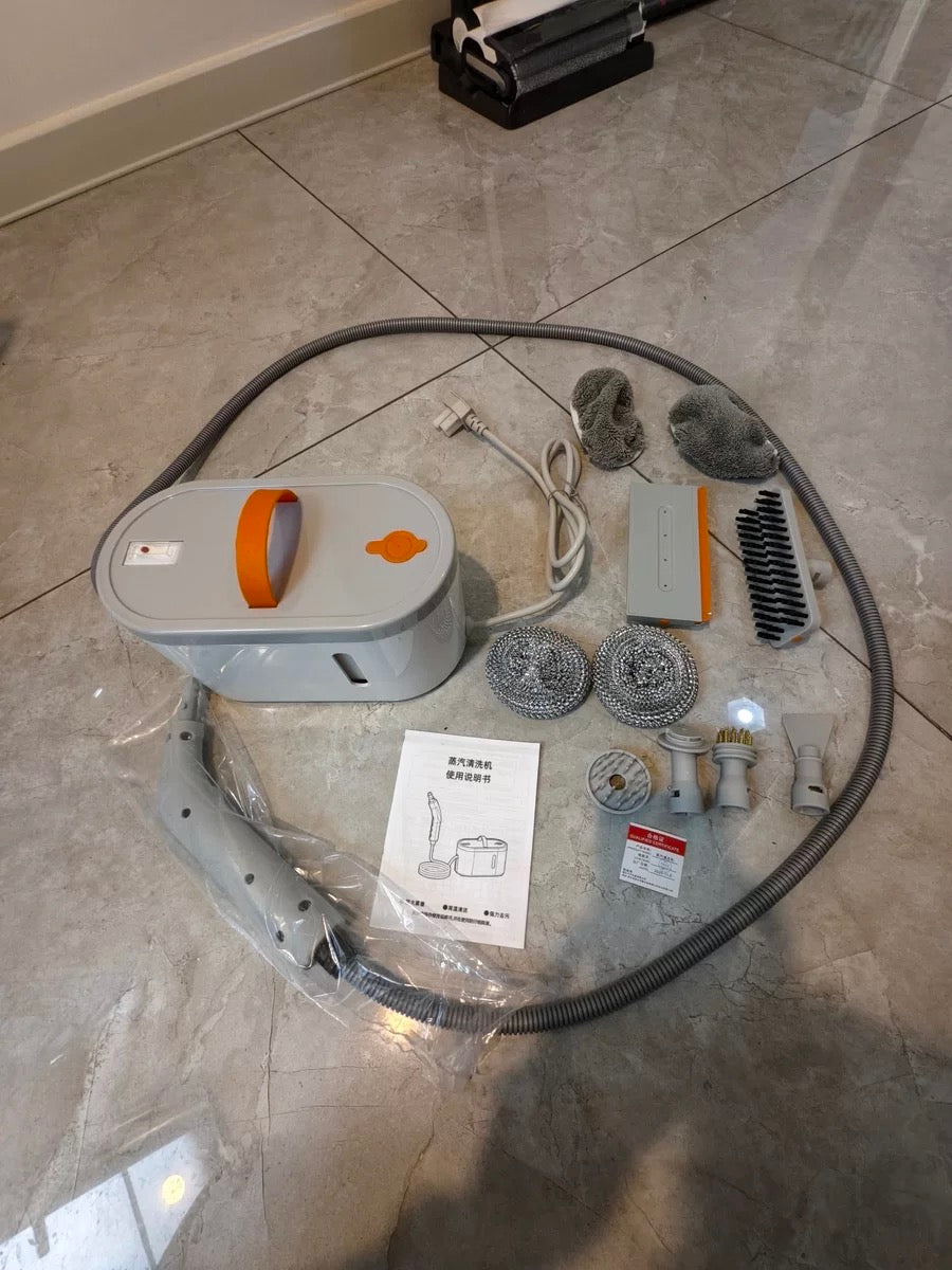 High-Temperature Pressurized Steam Cleaner with 8 Multifunctional Nozzles