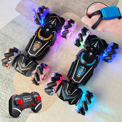 High-performance Remote Control Stunt Car with 4WD System, 360° Spins, Drift Stunts, Safe For Ages 6+