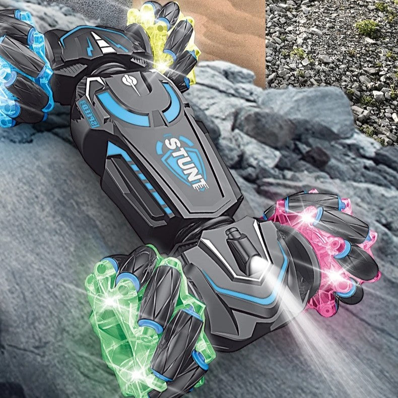 High-performance Remote Control Stunt Car with 4WD System, 360° Spins, Drift Stunts, Safe For Ages 6+