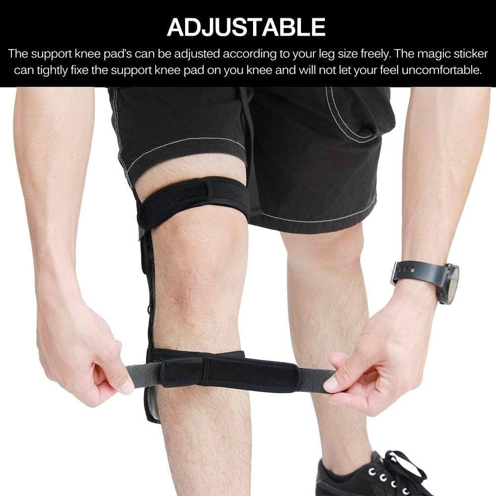 Hinged Joint Support Knee Bandage – Bionic Knee Sleeve with Spring Support, Breathable, Easy to Wear and Remove