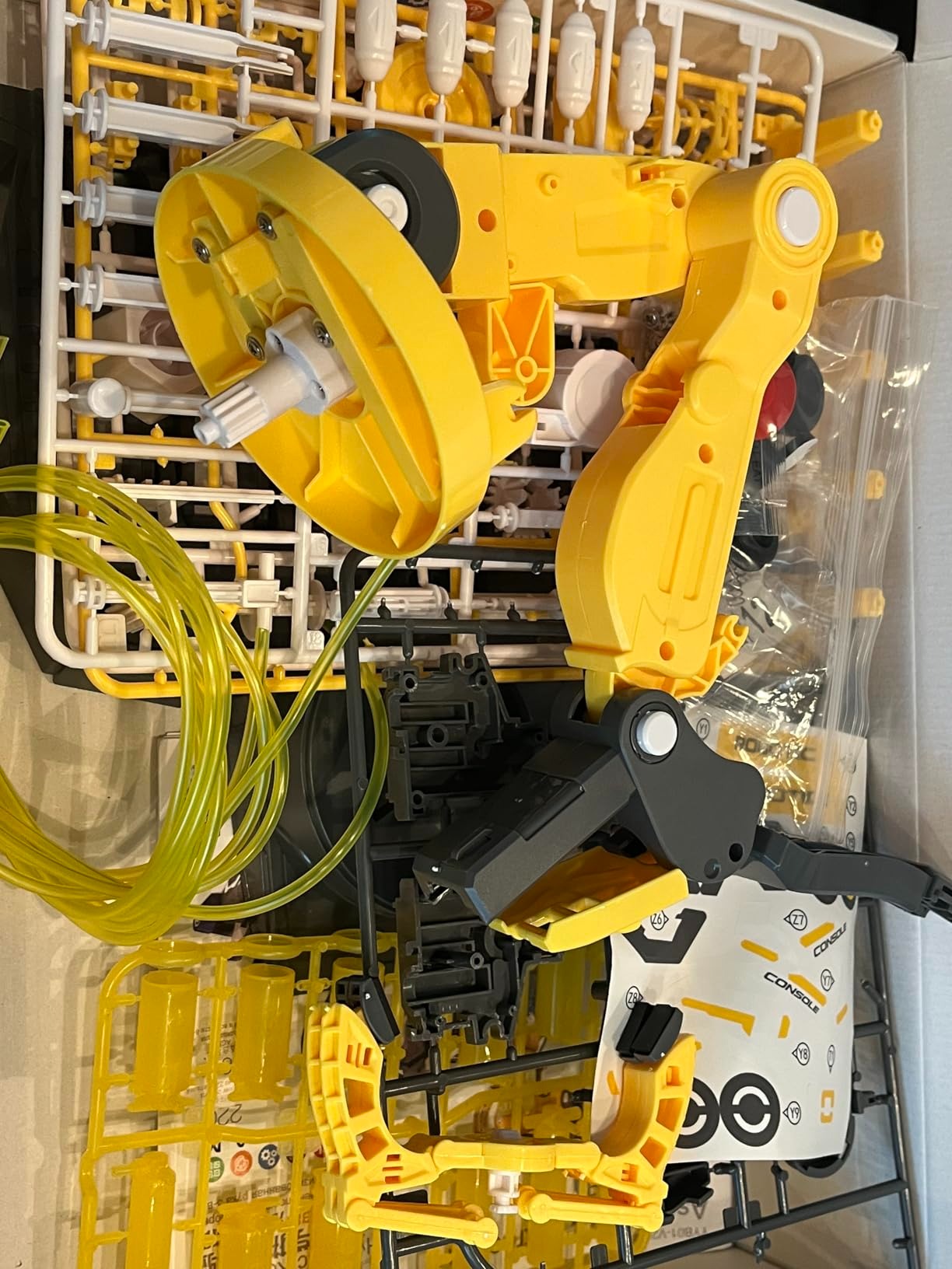 Hydraulic Robot Arm With Manual Control, Flexible Movement, DIY Science Experiment Toy For Ages 6+