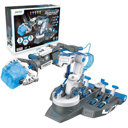 Hydraulic Robot Arm With Manual Control, Flexible Movement, DIY Science Experiment Toy For Ages 6+