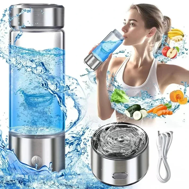 Hydrogen Water Bottle for Daily Hydration – Boost Energy, Detox, Improve Skin Fast