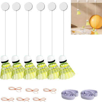 Indoor Badminton Set – Family Fun Sports Game with Automatic Rebound and LED Light Shuttlecock for Kids & Adults