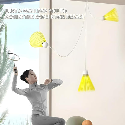 Indoor Badminton Set – Family Fun Sports Game with Automatic Rebound and LED Light Shuttlecock for Kids & Adults