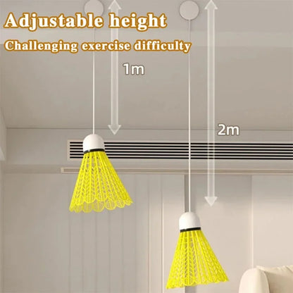 Indoor Badminton Set – Family Fun Sports Game with Automatic Rebound and LED Light Shuttlecock for Kids & Adults