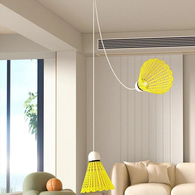 Indoor Badminton Set – Family Fun Sports Game with Automatic Rebound and LED Light Shuttlecock for Kids & Adults