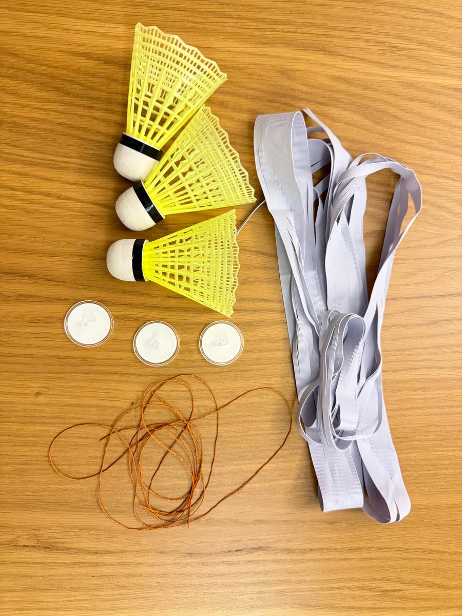 Indoor Badminton Set – Family Fun Sports Game with Automatic Rebound and LED Light Shuttlecock for Kids & Adults