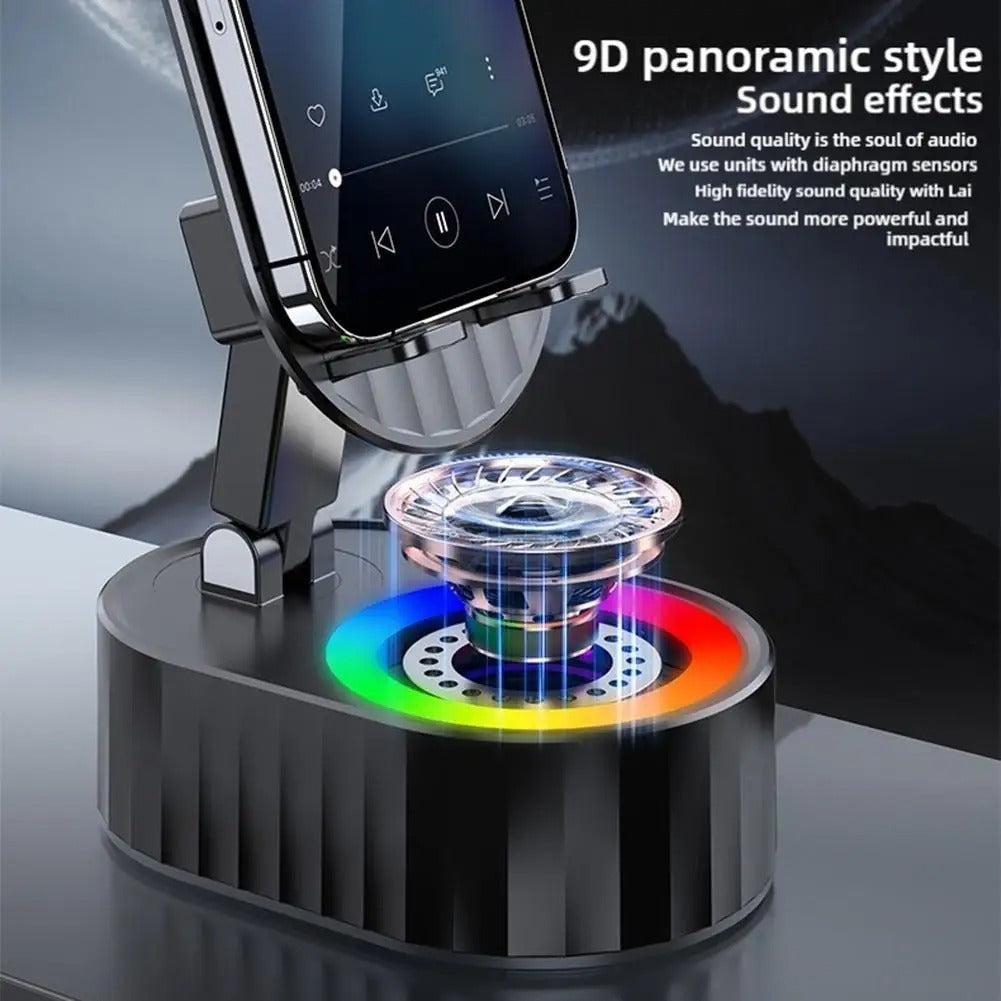 Inductive Phone Stand Speaker with HiFi Sound and Power Bank