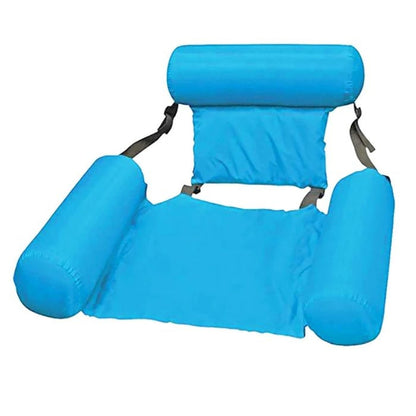 Inflatable Water Hammock Lounge Chair Pool Float Bed