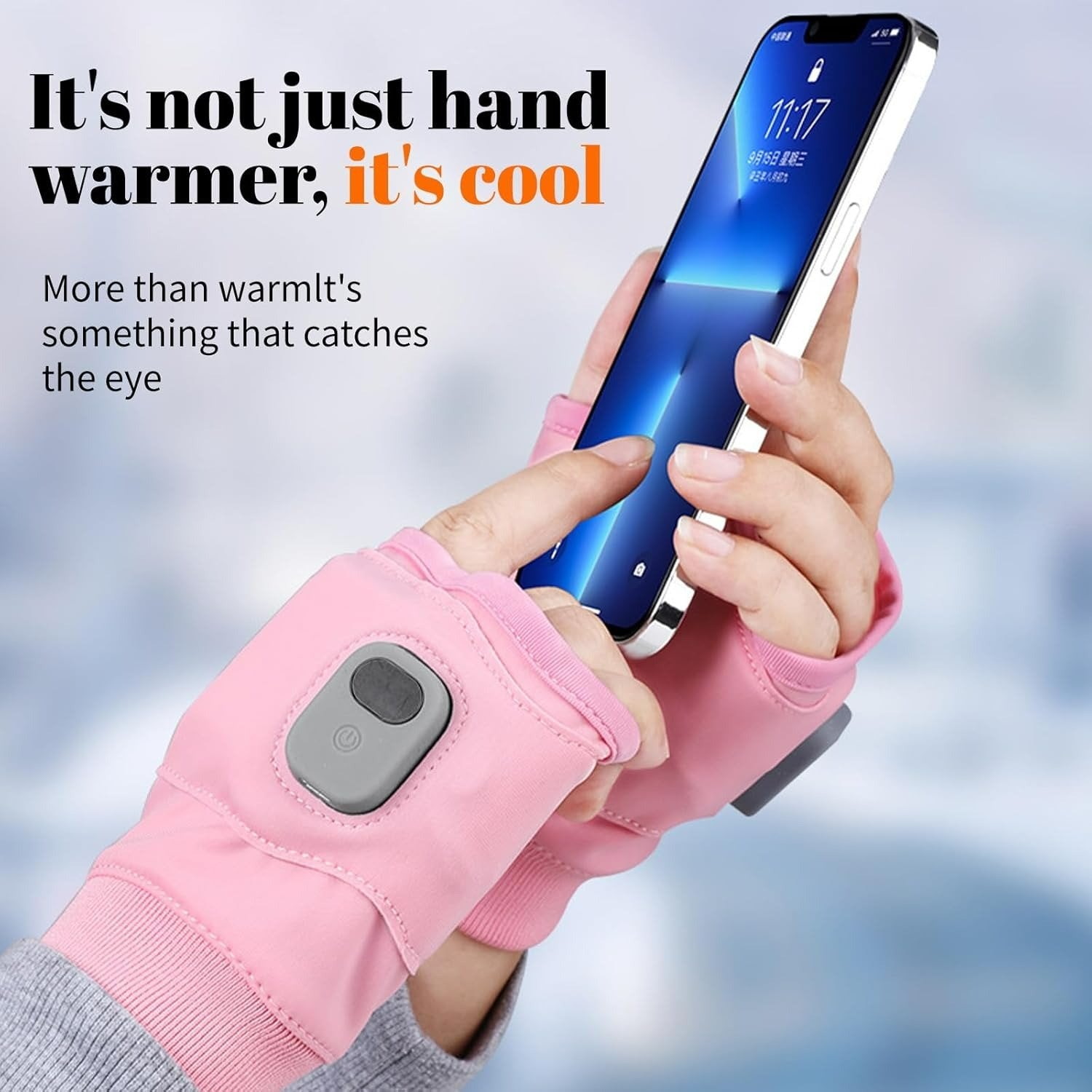 Intelligent Heated Gloves with Smart Temperature Control, LCD Real-Time Display, USB Rechargeable