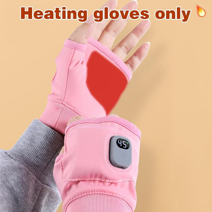Intelligent Heated Gloves with Smart Temperature Control, LCD Real-Time Display, USB Rechargeable