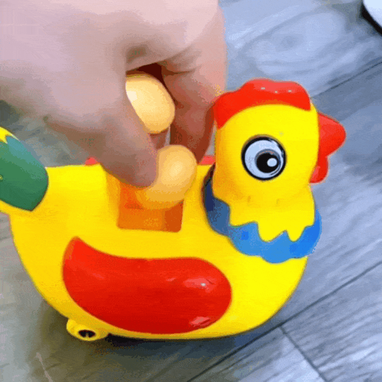 Interactive Chicken Toy with Egg Laying, Smart Movement, Boosts Observation, Safe for Ages 3+