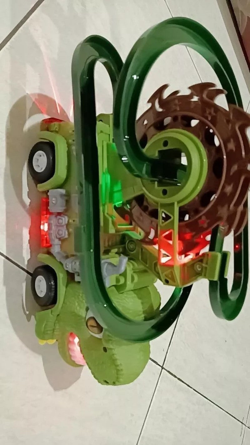 Interactive Dino Track with Lights & Sounds, Includes Baby Dinosaurs, Safe for Ages 3+