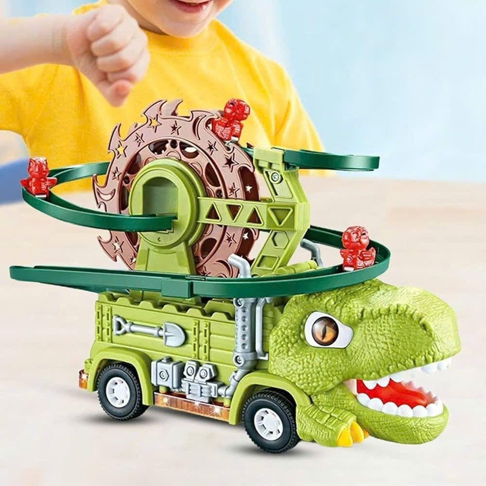 Interactive Dino Track with Lights & Sounds, Includes Baby Dinosaurs, Safe for Ages 3+
